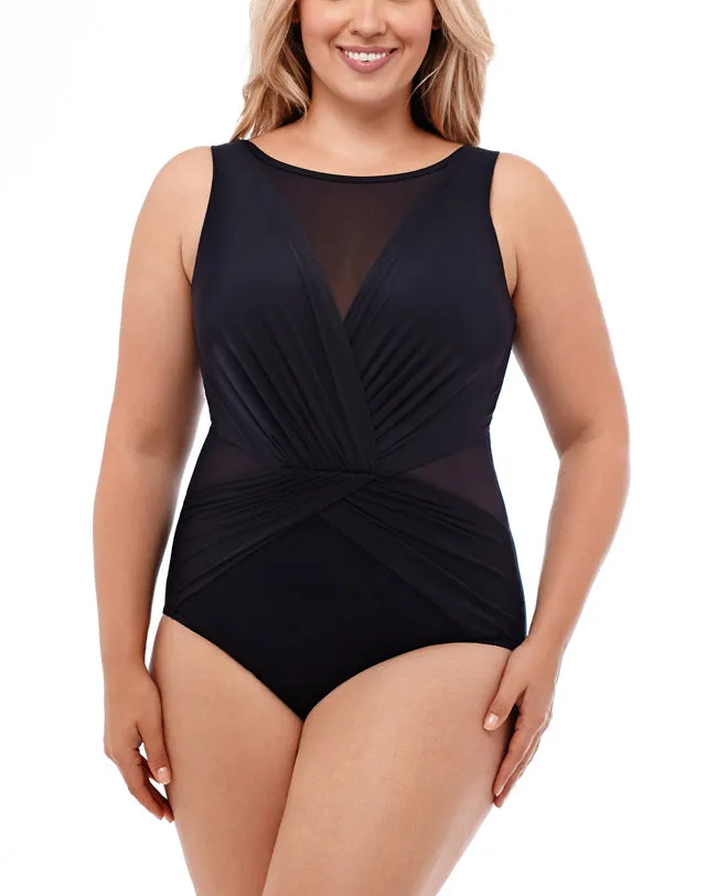 2024 Miraclesuit Women's Plus Solid Palma One Piece (More colors available) - 6518885W