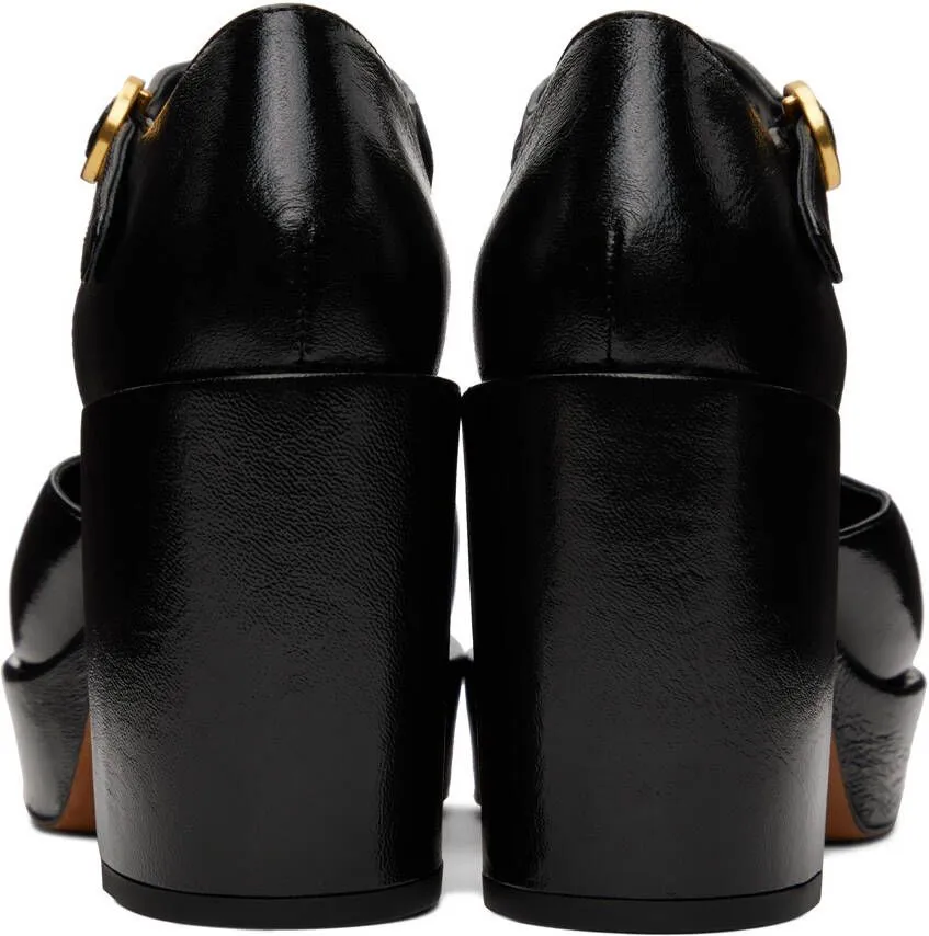 3.1 Phillip Lim Black Naomi Platform Mary Jane Heels