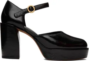 3.1 Phillip Lim Black Naomi Platform Mary Jane Heels