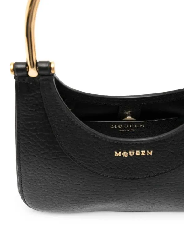 Alexander Mcqueen Leather  Cross-Bar Mini Tote Bag