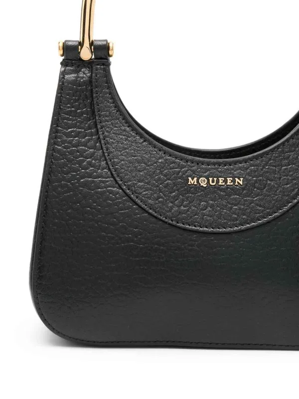 Alexander Mcqueen Leather  Cross-Bar Mini Tote Bag