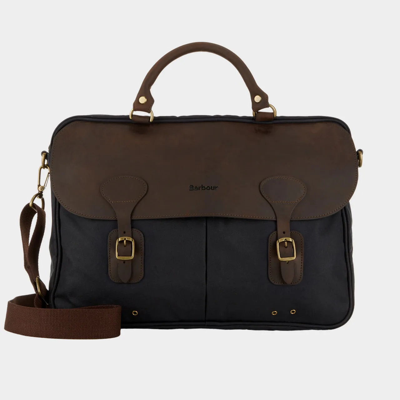 BARBOUR Wax Leather Briefcase - NY91