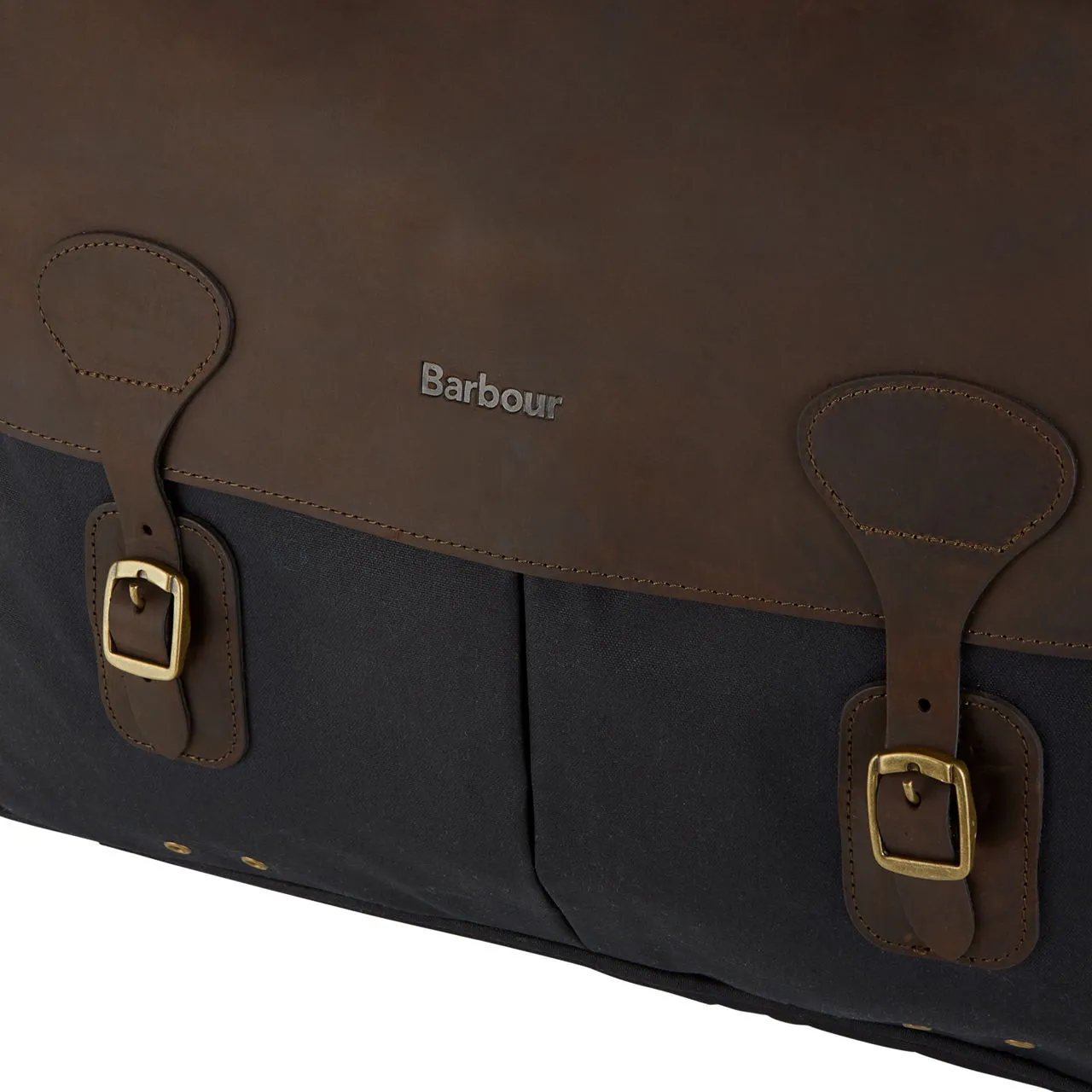 BARBOUR Wax Leather Briefcase - NY91