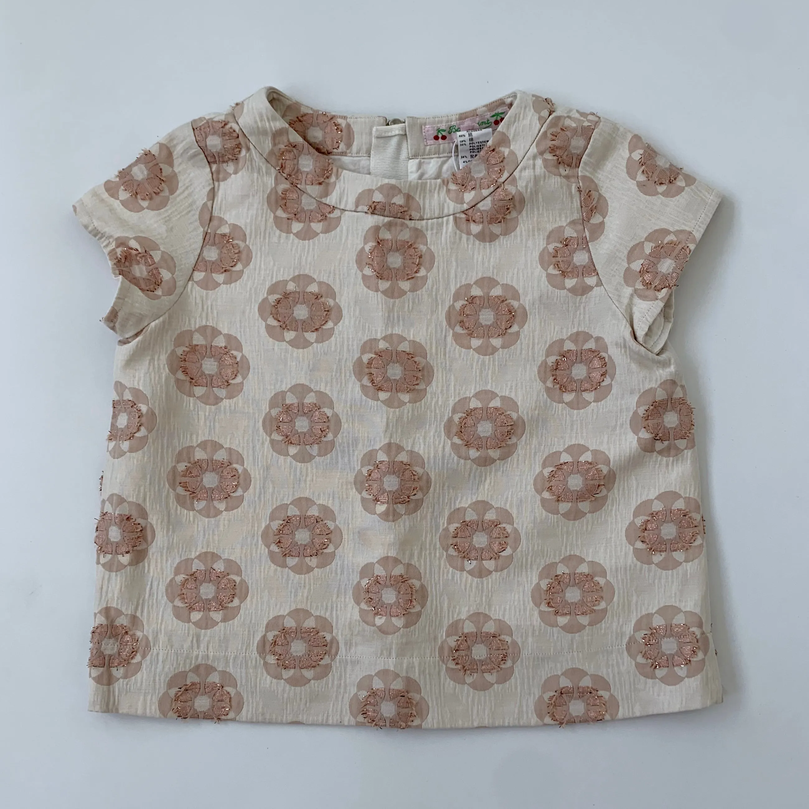 Bonpoint Rose Gold Shell Top: 4 Years