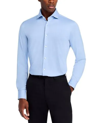 Boss Hank Nylon Blend Slim Fit Performance Dress Shirt