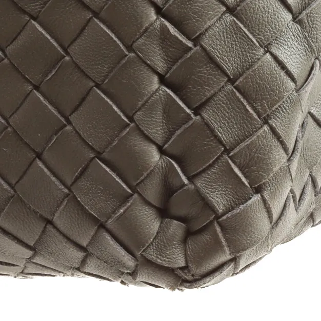 BOTTEGA VENETA Intrecciato Large Chain Tote - Gray - OUTLET FINAL SALE