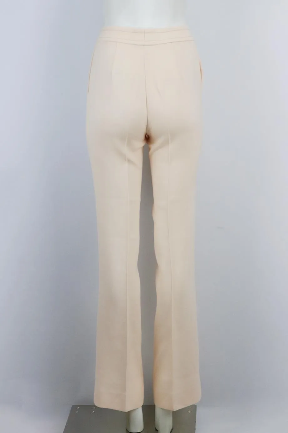 BOTTEGA VENETA WOOL CREPE WIDE LEG PANTS IT 38 UK 6