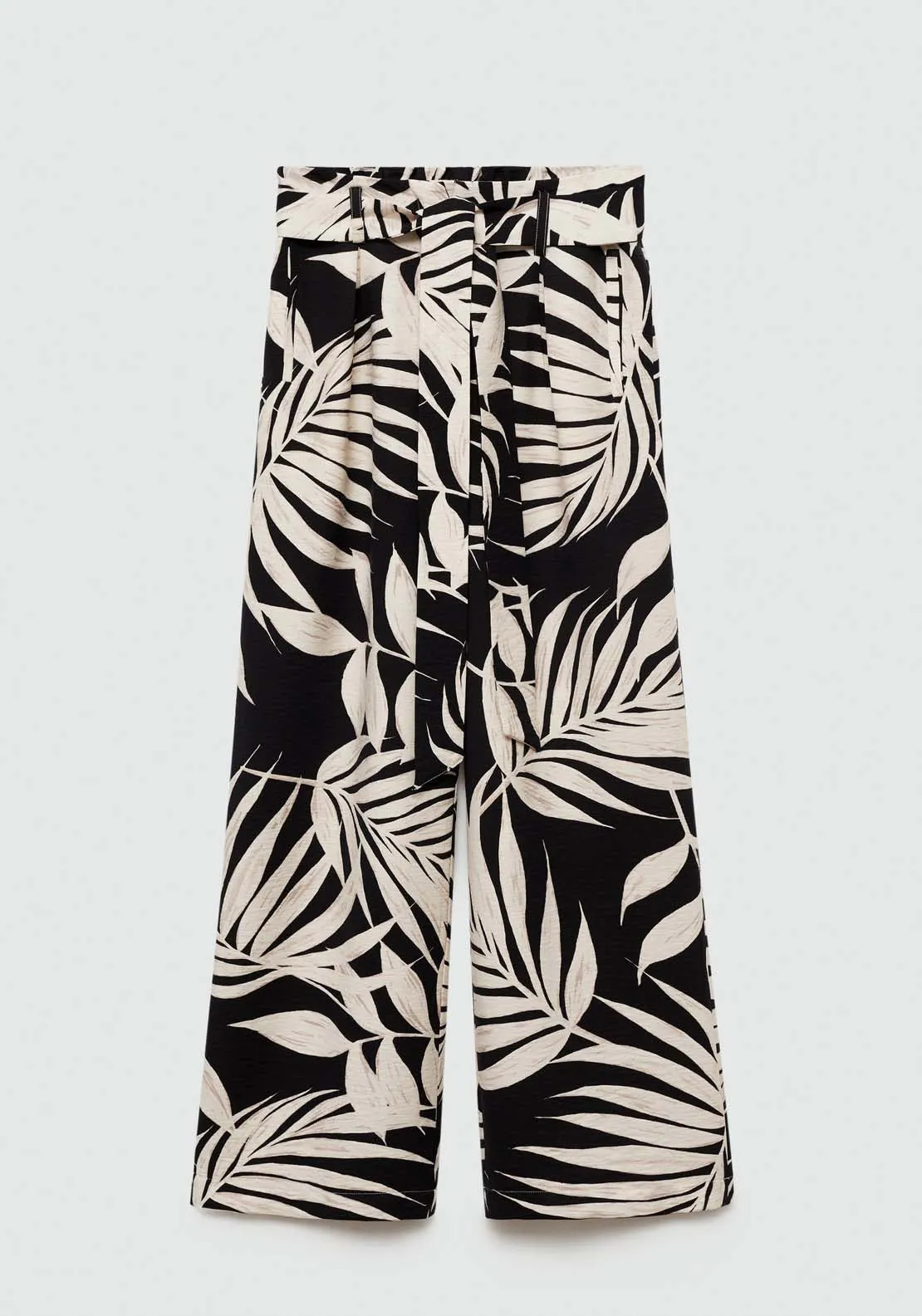 Bow printed trouser