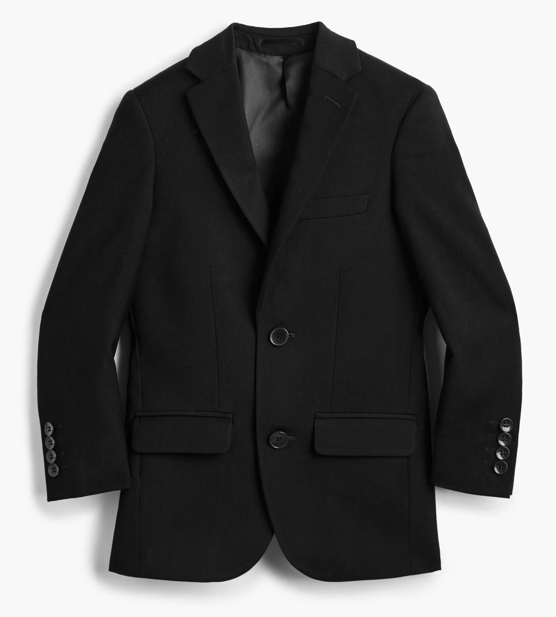 Boys Solid Suit Jacket