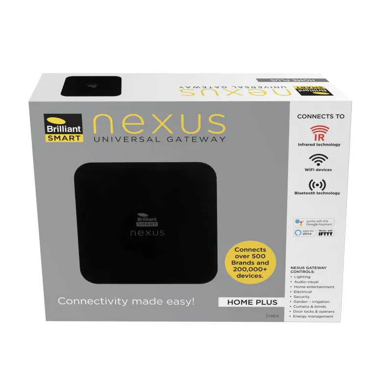 Brilliant Smart Nexus Home Plus Smart Home WiFi/Infrared/Bluetooth 4.1