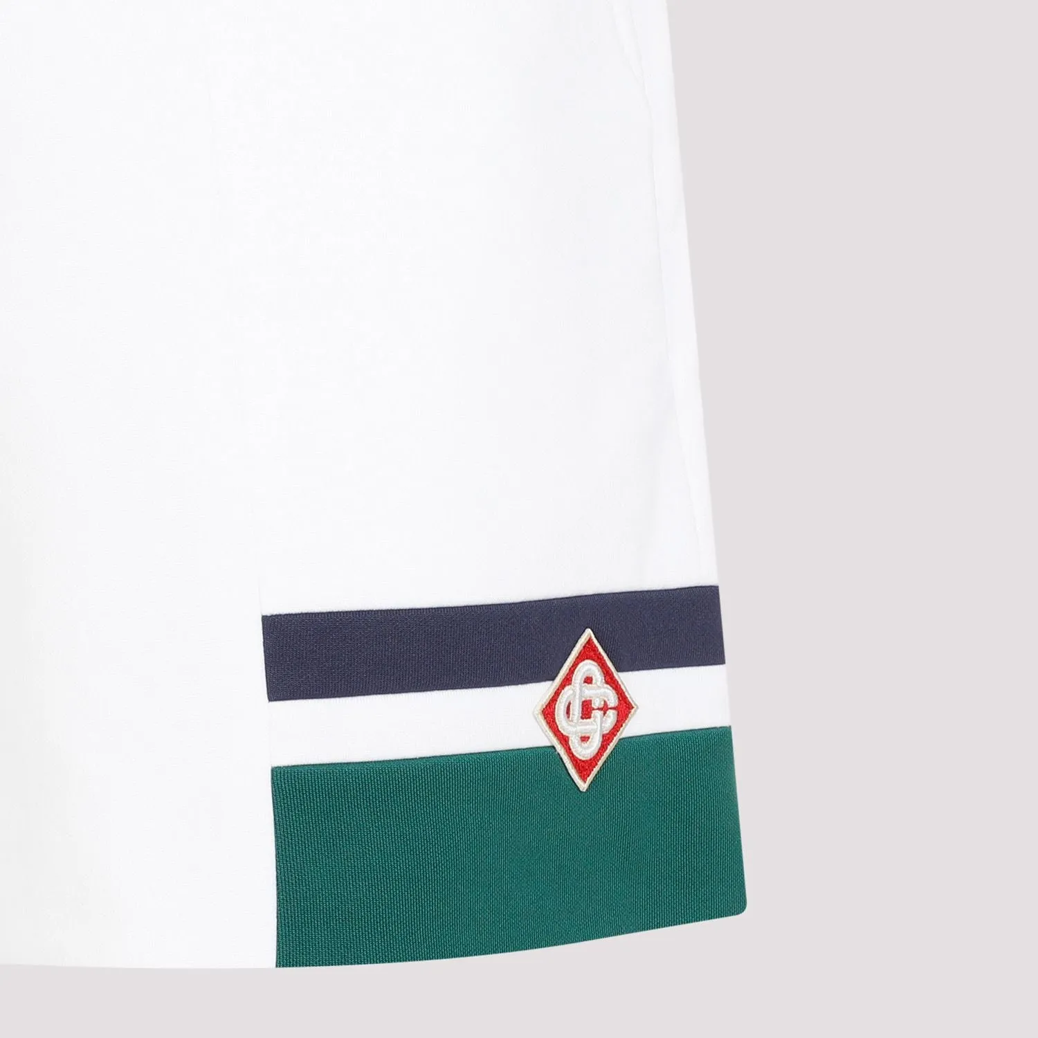 CASABLANCA Classic White Tailored Shorts for Men - SS24 Collection