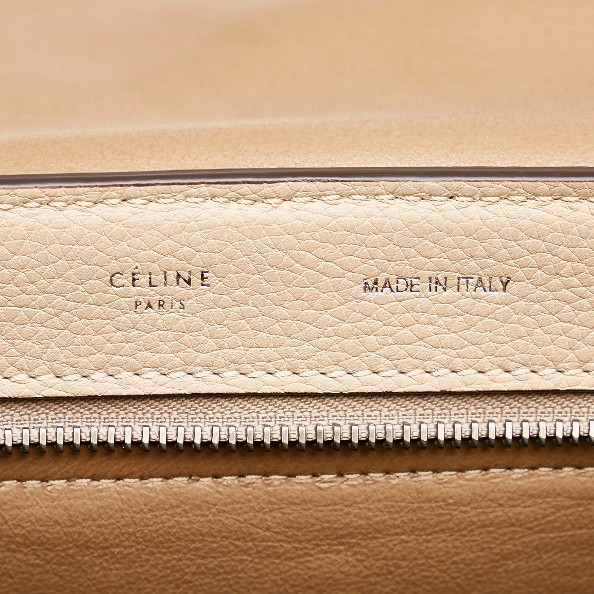 Celine Trapeze Leather Satchel (SHG-31080)