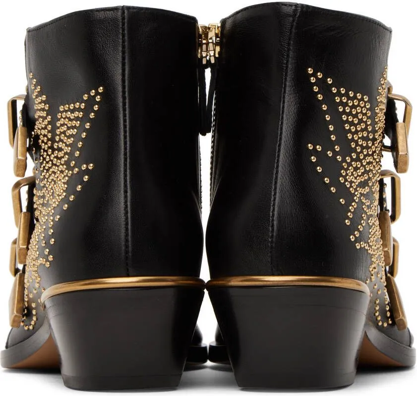 Chloé Black Susanna Ankle Boots