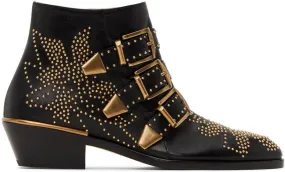 Chloé Black Susanna Ankle Boots