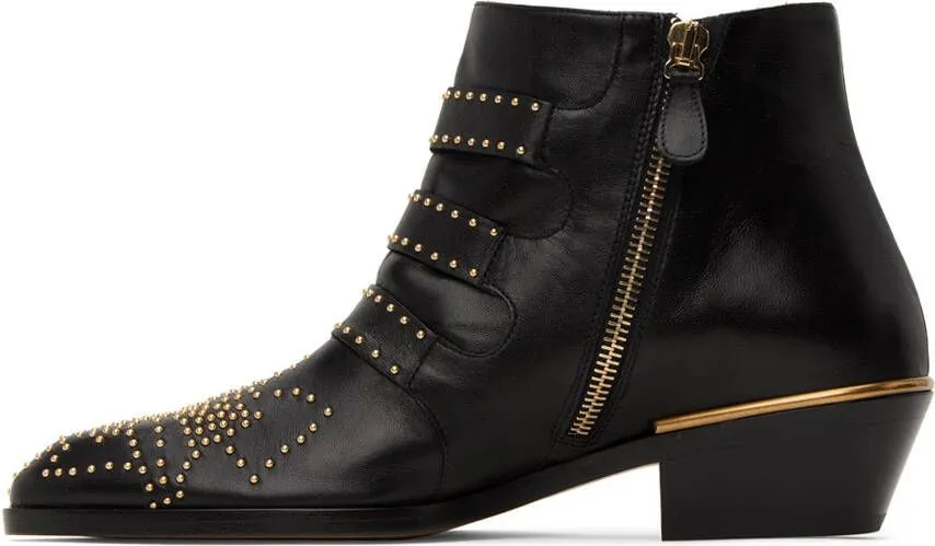 Chloé Black Susanna Ankle Boots