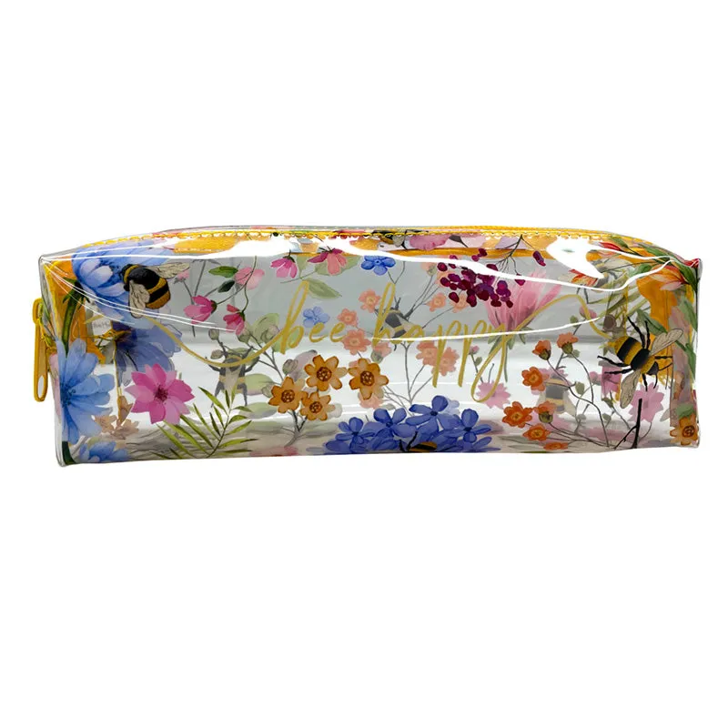 Clear Window Pencil Case - Nectar Meadows PCASE82