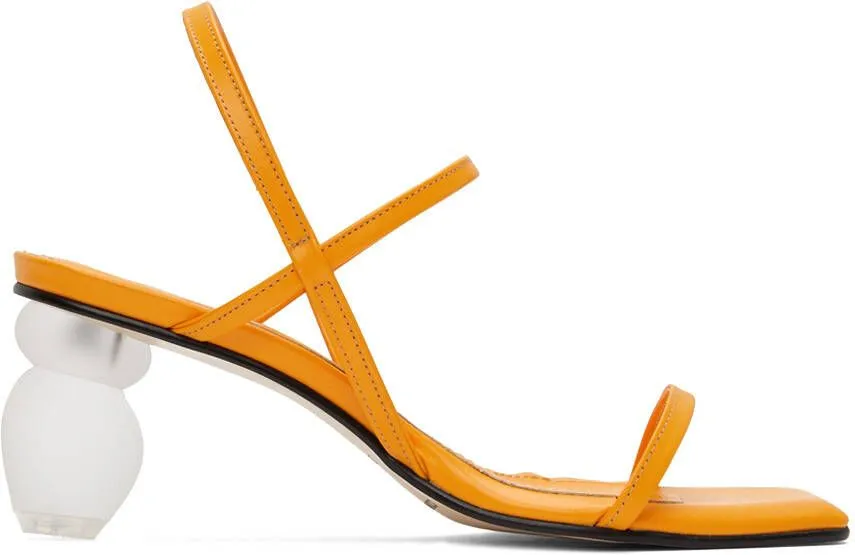 COMME SE-A SSENSE Exclusive Orange Objet Palette Heels