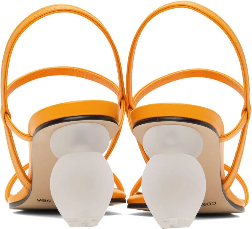 COMME SE-A SSENSE Exclusive Orange Objet Palette Heels