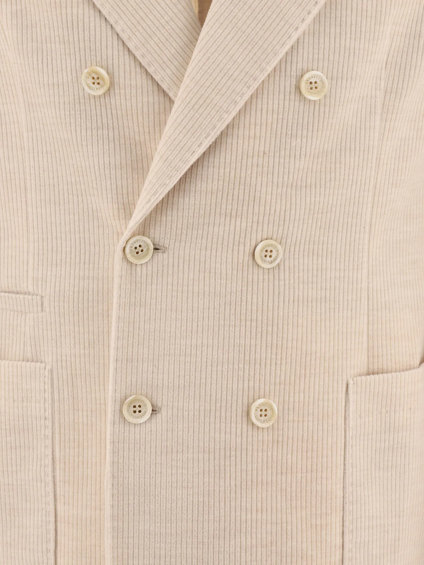 CORDUROY DOUBLE-BREASTED DECONSTRUCTED BLAZER