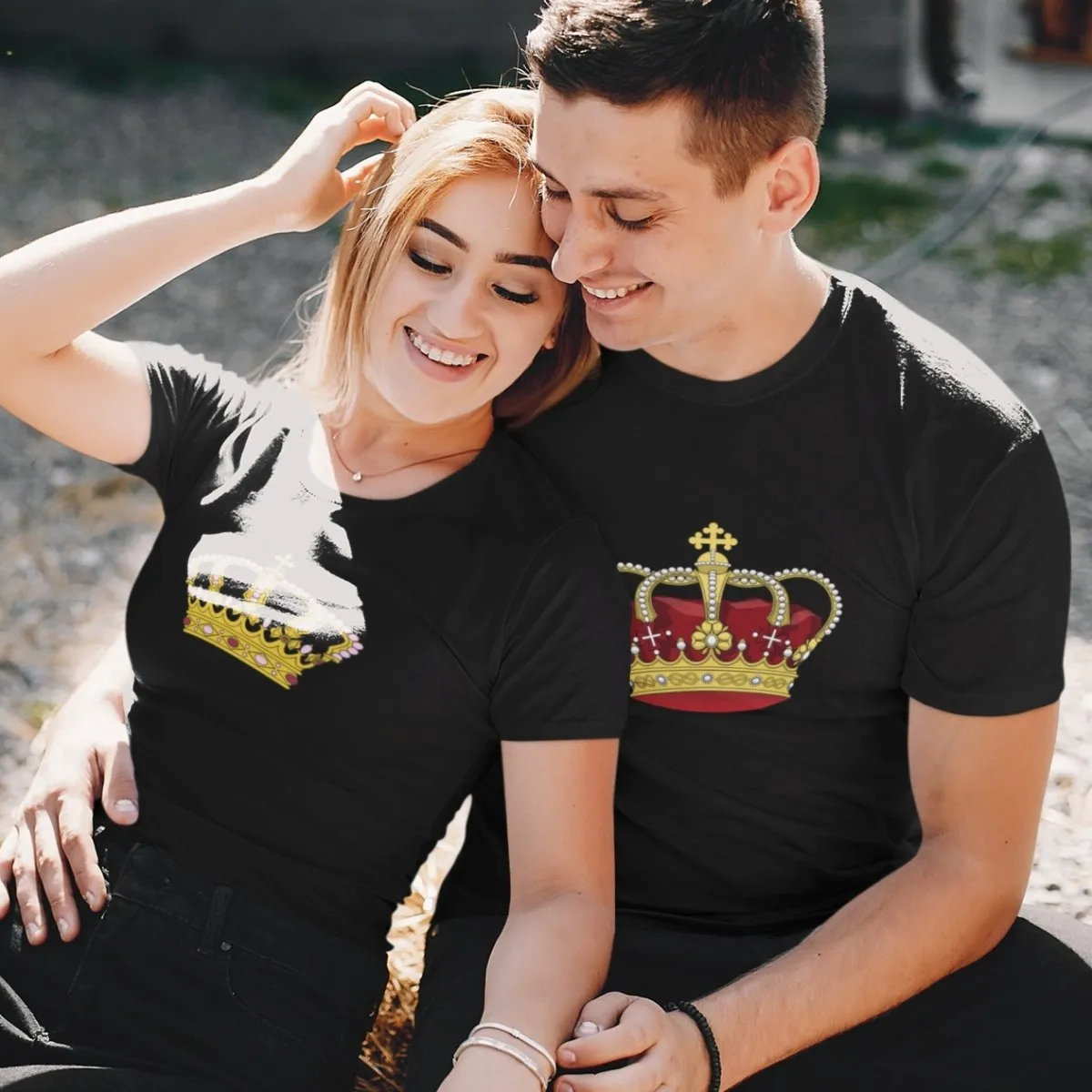 Crowns Matching Couple T-Shirts