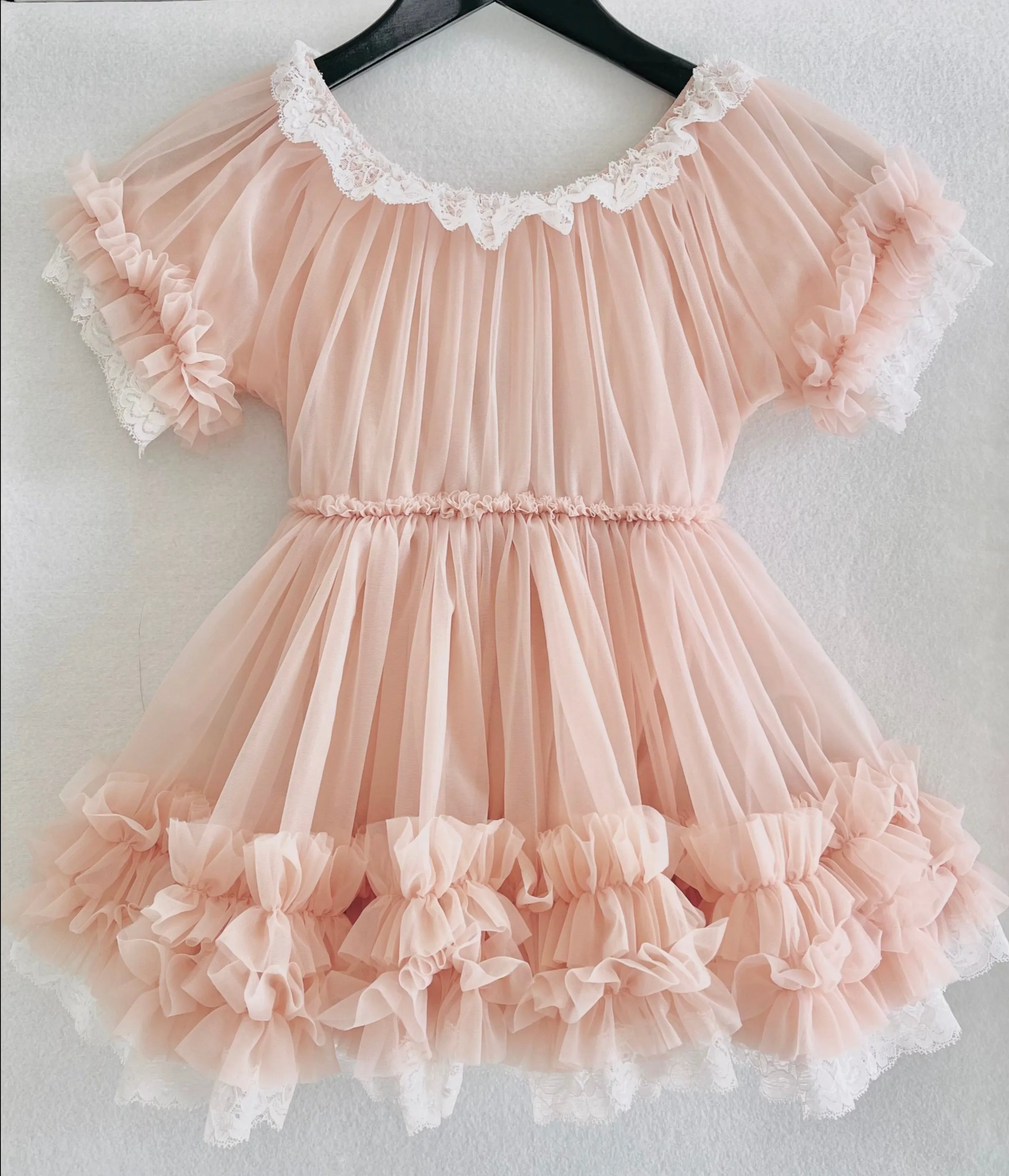 DOLLY by Le Petit Tom  PORCELAIN DOLLY DRESS ballet pink