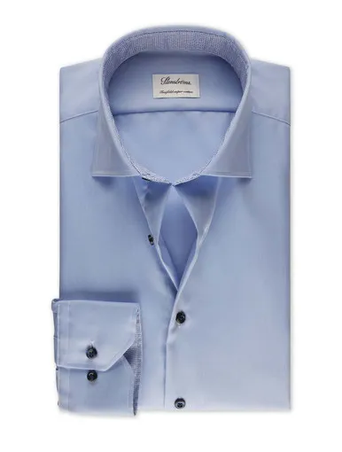 Dress Shirt with Check Trim | Stenstroms