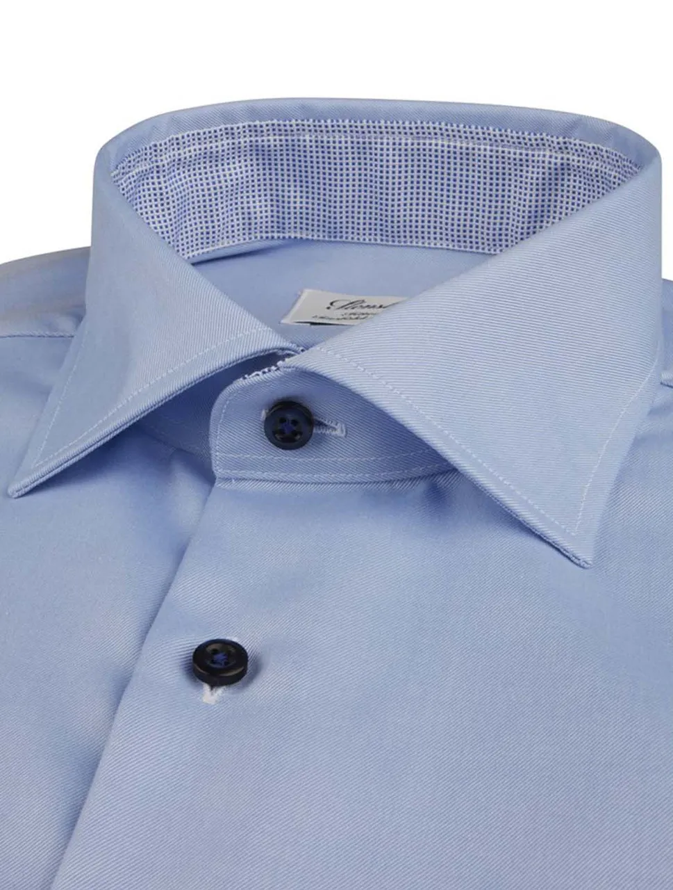 Dress Shirt with Check Trim | Stenstroms