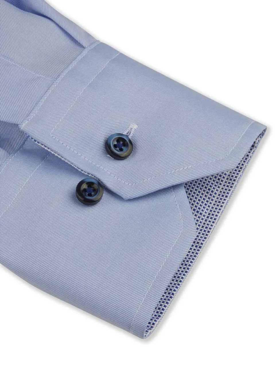 Dress Shirt with Check Trim | Stenstroms