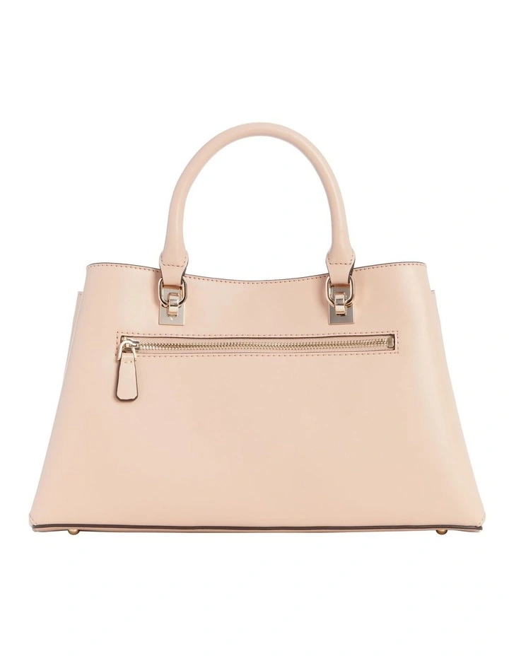 Eliette Girlfriend Satchel Bag in Light Beige