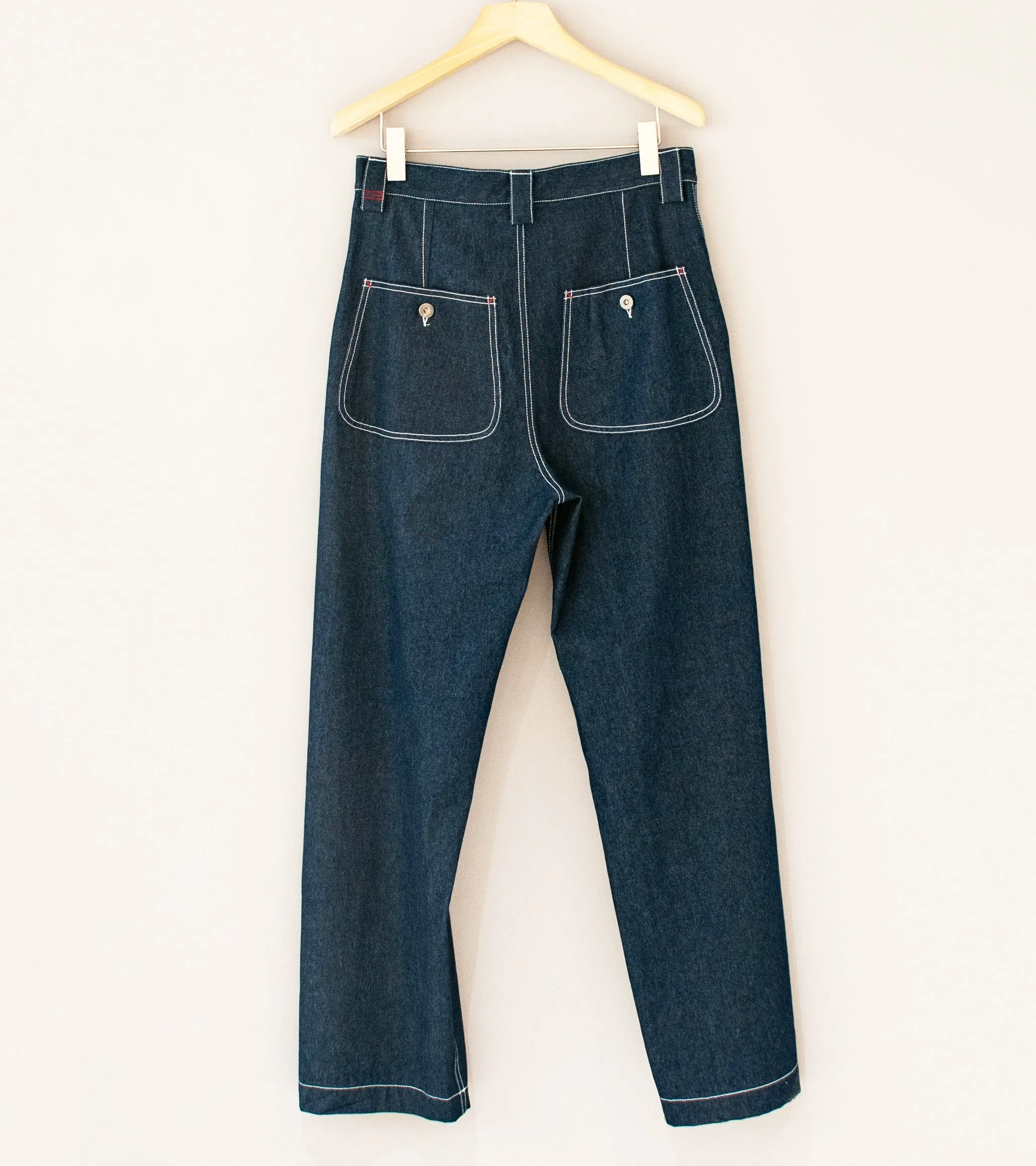 Euphorbia 'Work Trouser' (Indigo 8oz Washed Denim)