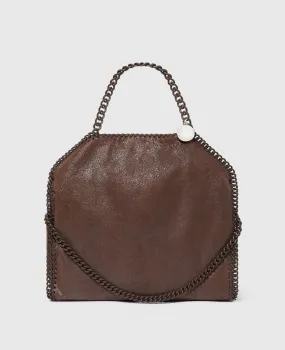 Falabella Fold-Over Enamel Tote Bag