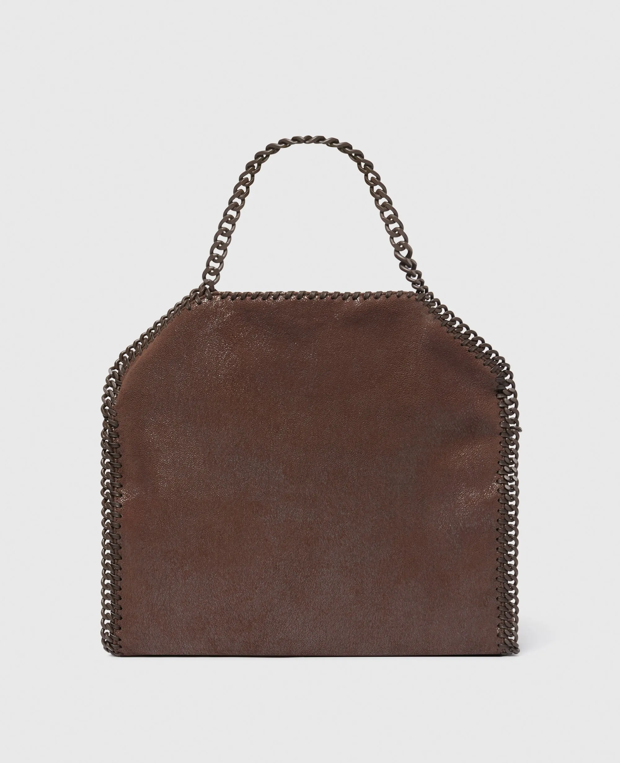 Falabella Fold-Over Enamel Tote Bag