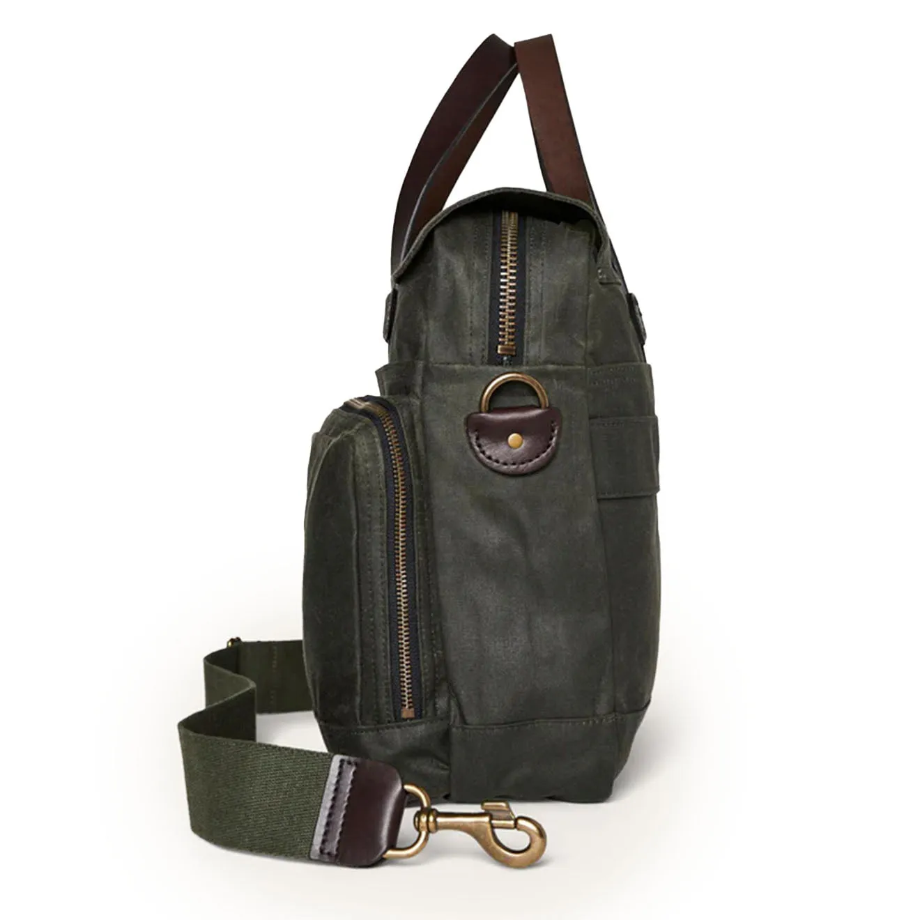 Filson 24-Hour Tin Cloth Briefcase Otter Green