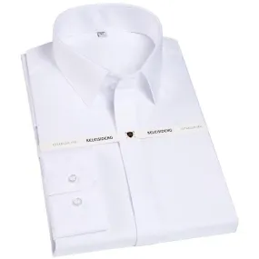 French Square Collar Men Dress Shirt