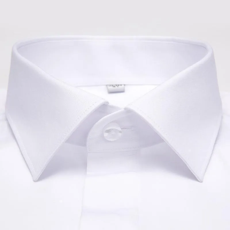 French Square Collar Men Dress Shirt