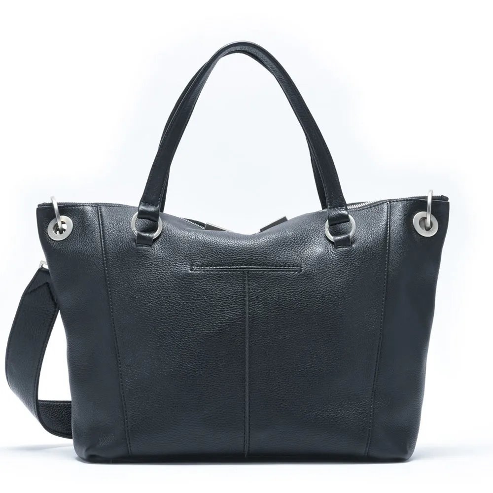 Hammitt Daniel Lrg Satchel black/gunmetal