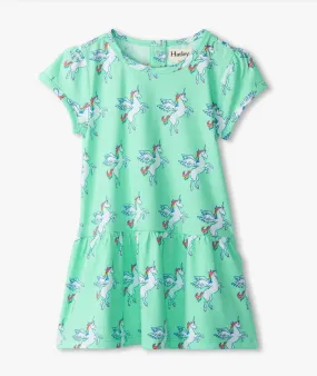 Hatley Rainbow Pegasus Gathered Dress