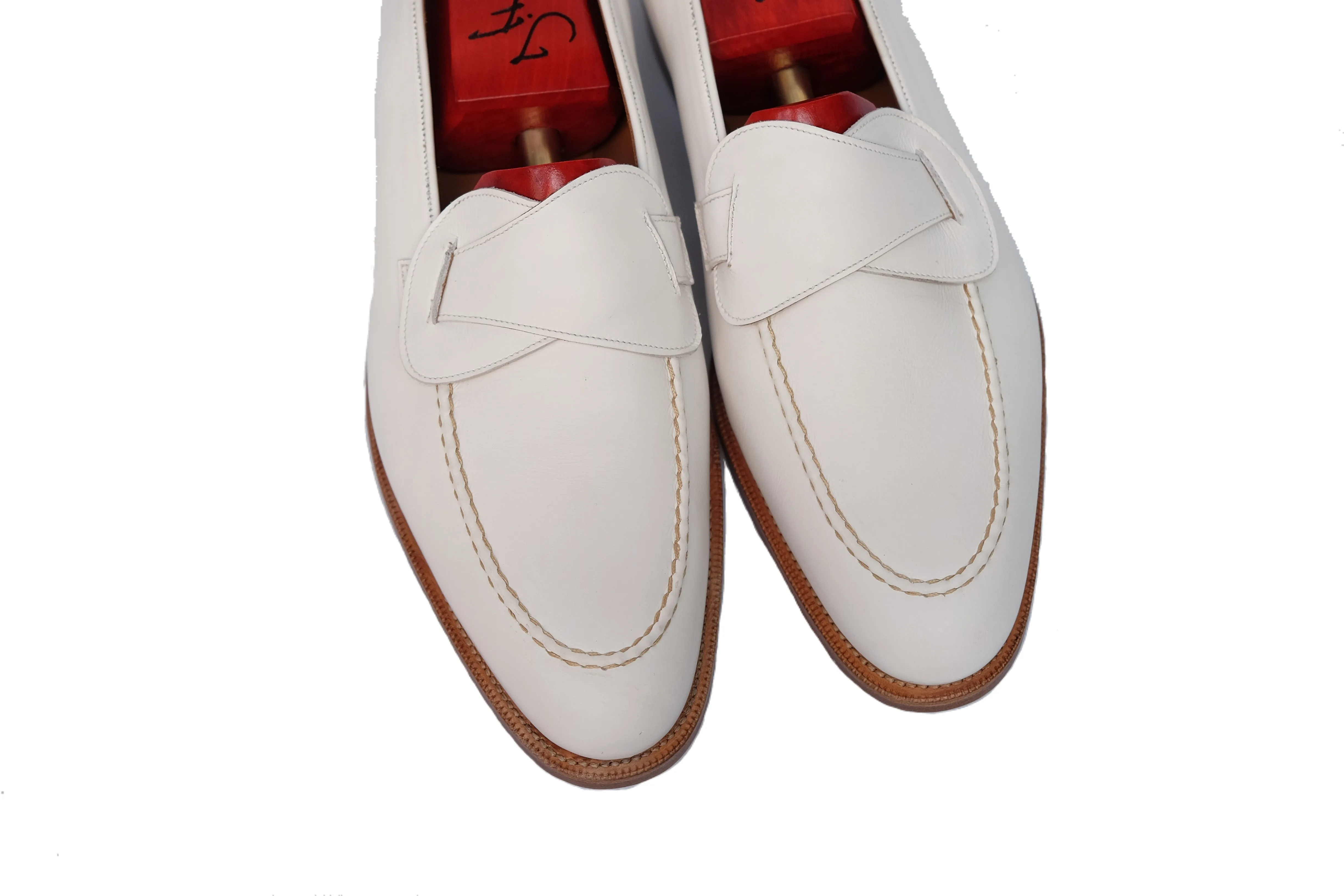 Hawthorne - MTO - White Calf - TMG Last - Single Leather Sole