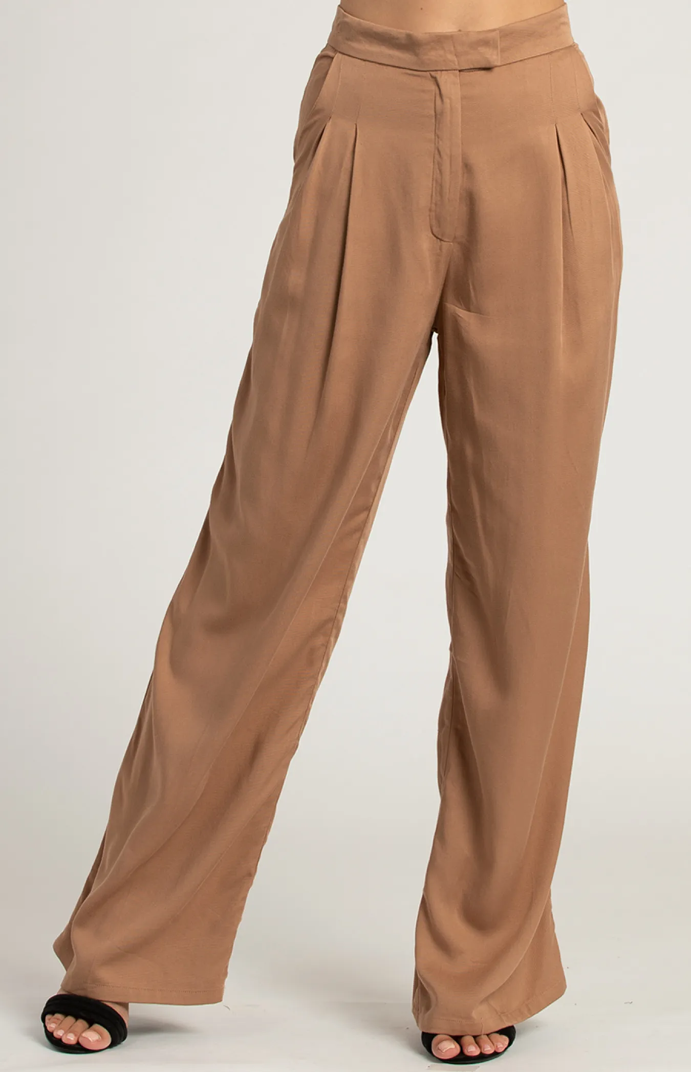 High Waist Wide Leg Pants (SPA332A) 