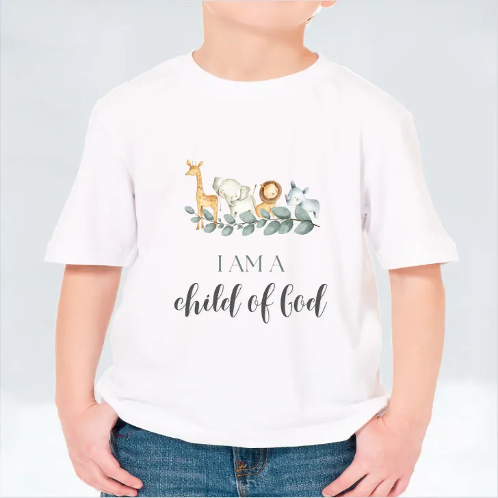 I am a Child of God Kids T-shirt (Personalisation Available)