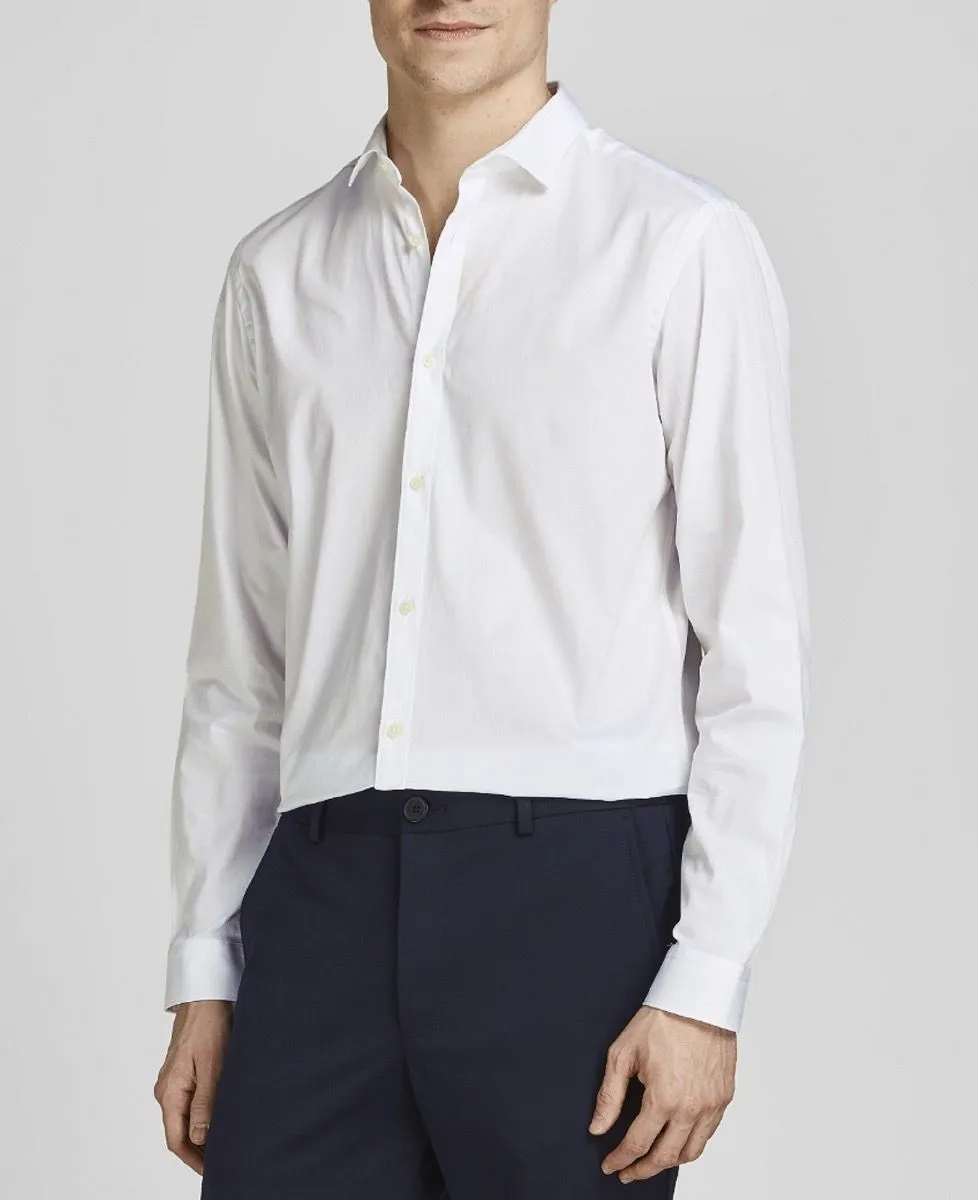 Jack & Jones Premium Long Sleeve Dress Shirt White