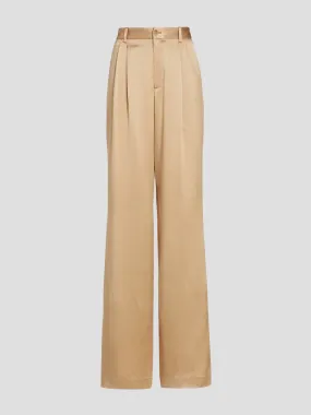 Khaki Flavie Straight Pant