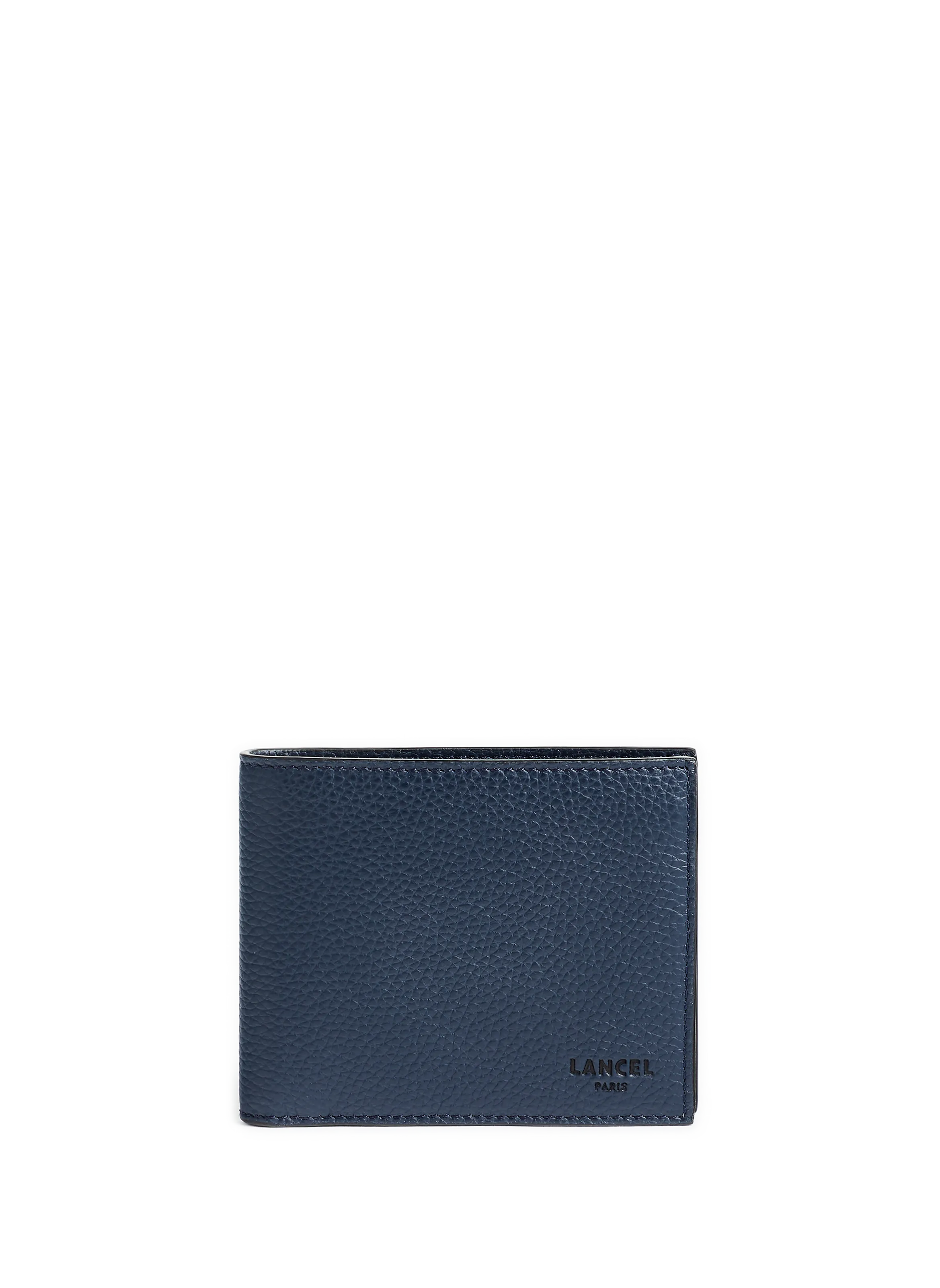 LANCEL  Graphic leather wallet - Blue