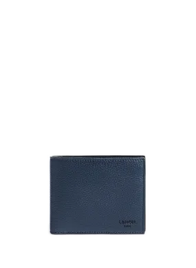 LANCEL  Graphic leather wallet - Blue