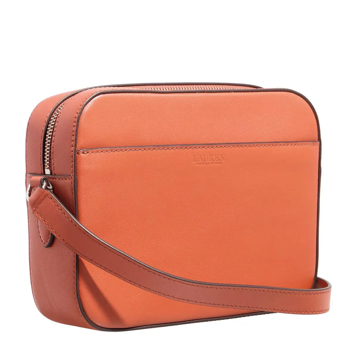 Lauren Ralph Lauren  Marcy Cmra Crossbody Medium Rust Orange