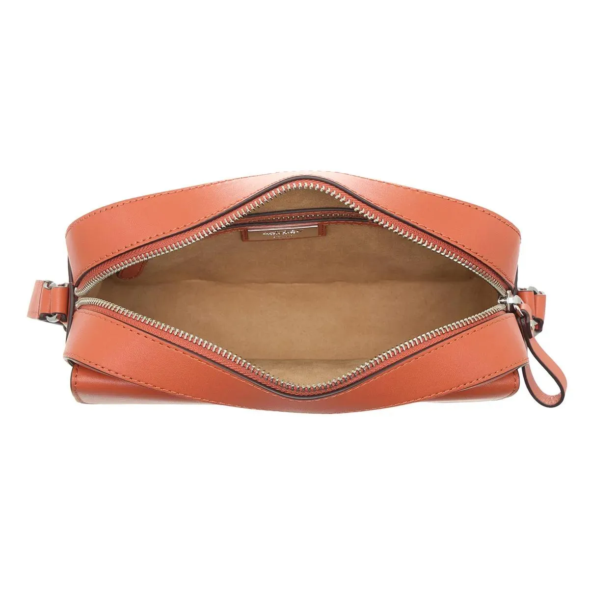 Lauren Ralph Lauren  Marcy Cmra Crossbody Medium Rust Orange