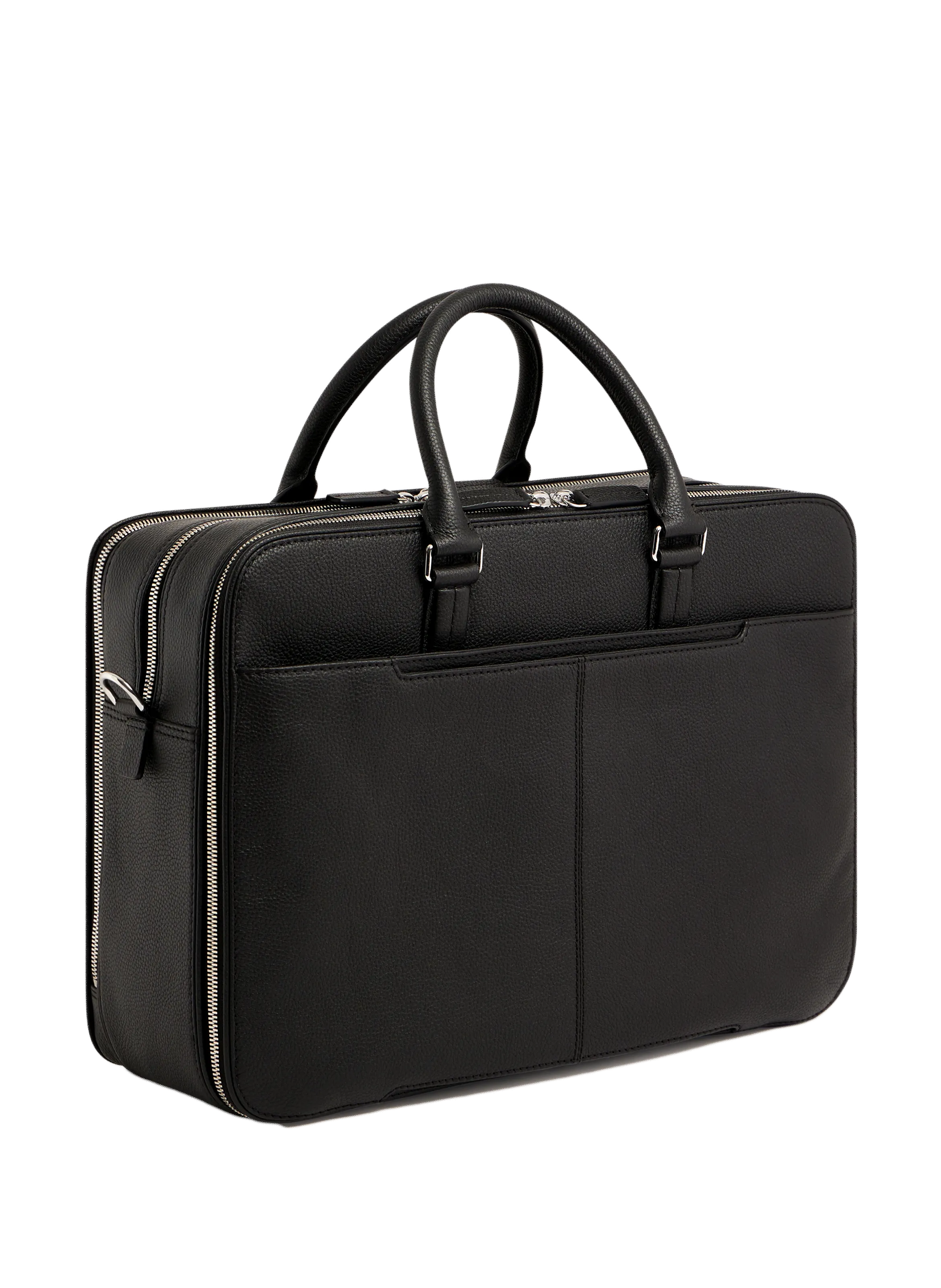 LE TANNEUR  Leather briefcase - Black