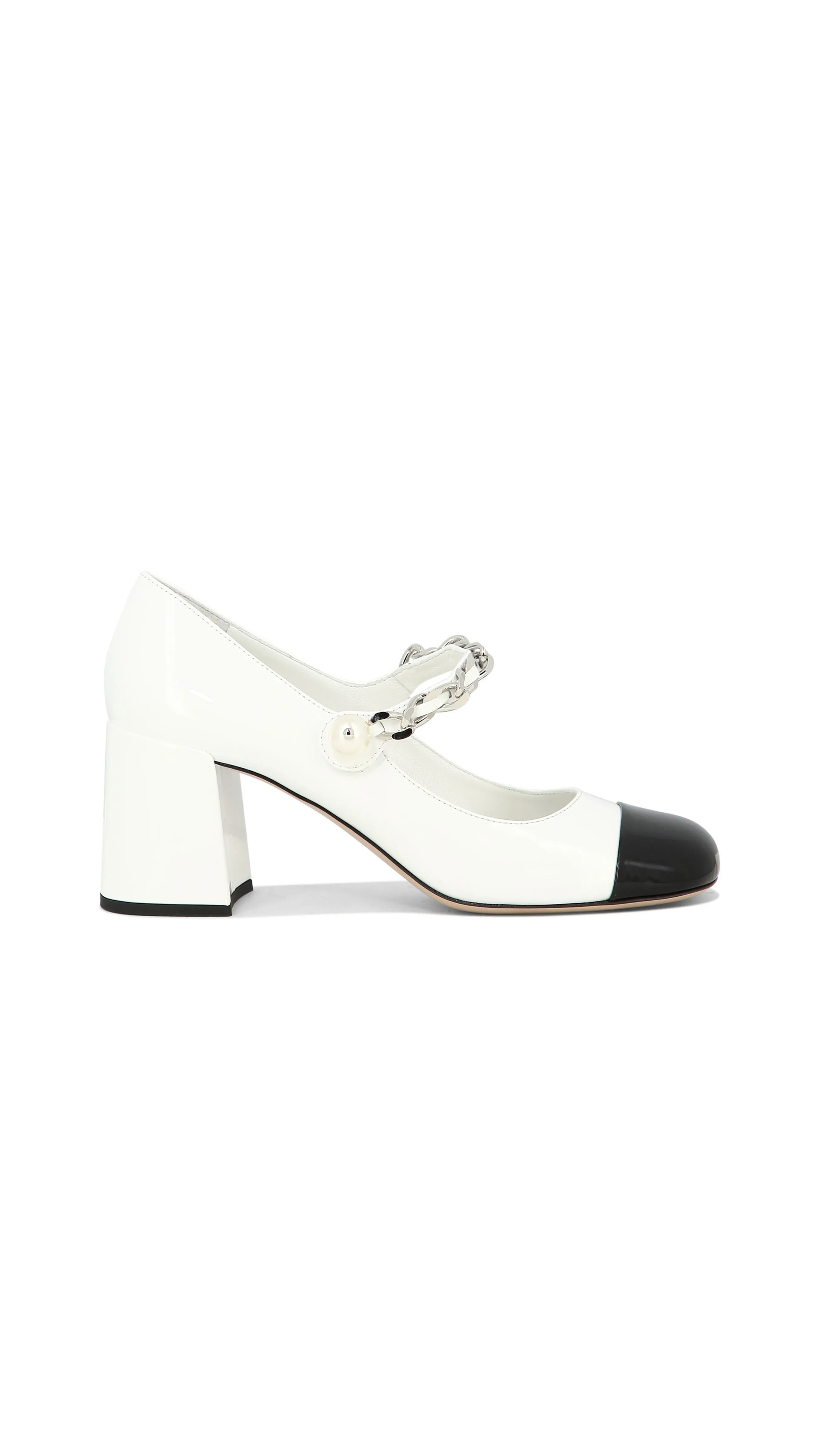 Leather Pumps - White