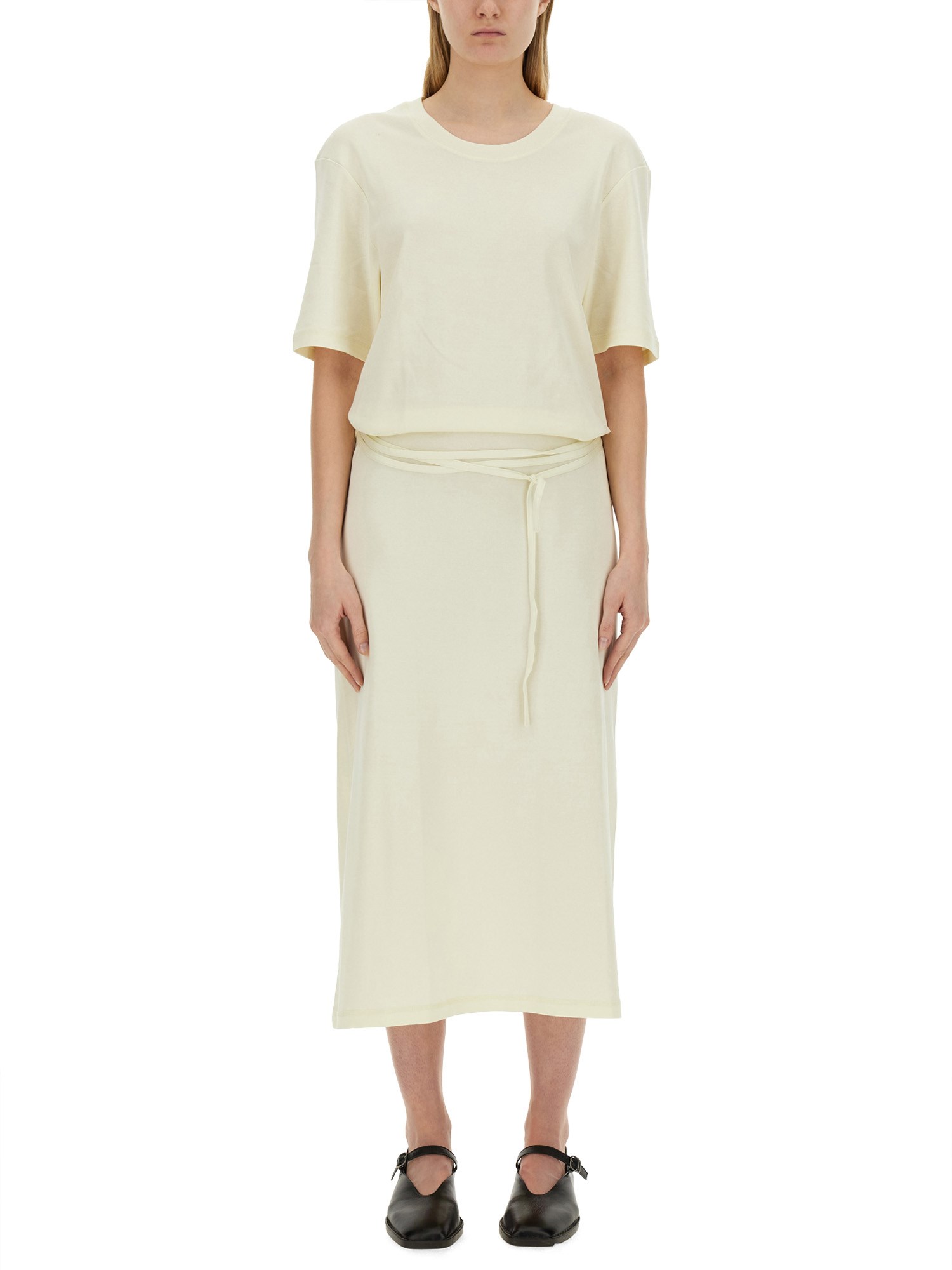 LEMAIRE    T-SHIRT DRESS WITH BELT