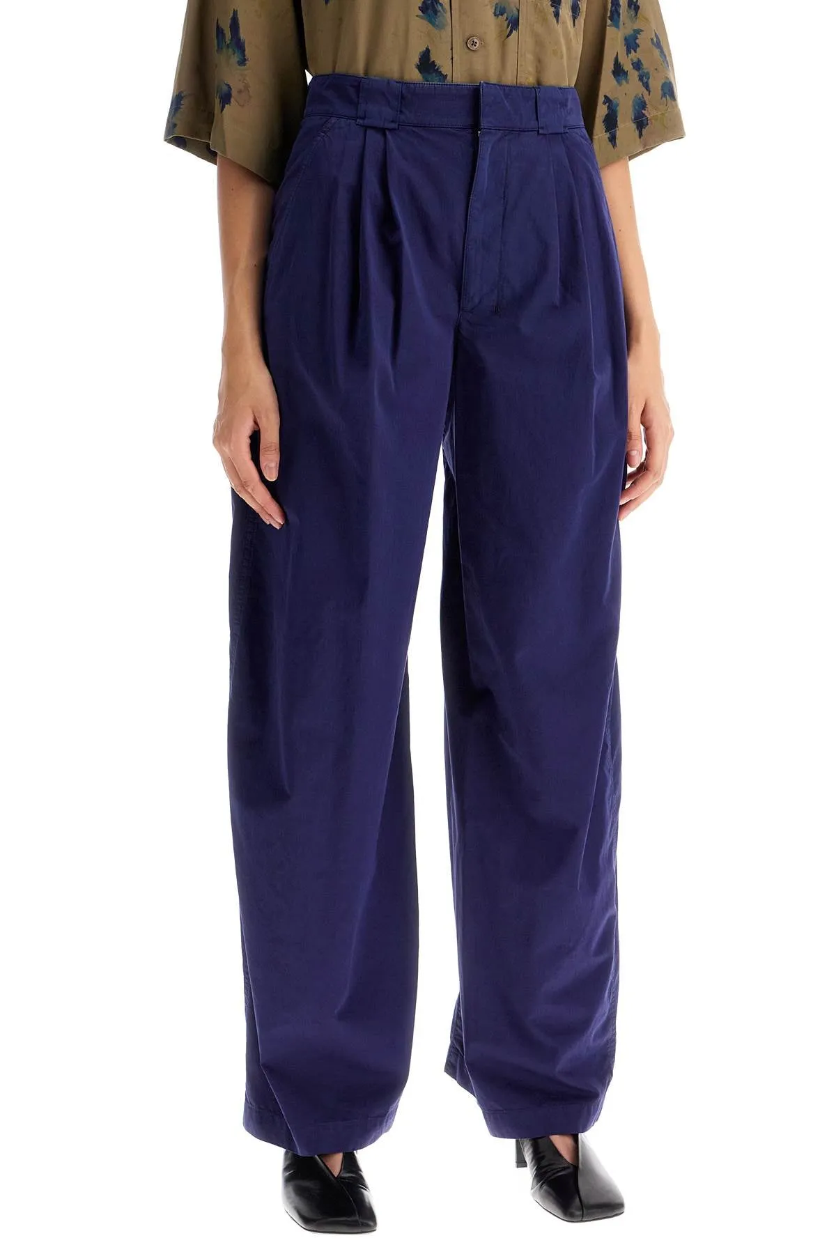 lightweight wide-leg pants PA1095 LF1206 BLUE VIOLET